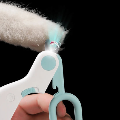 Coupe-ongles professionnel pour chat et chien avec lumière LED